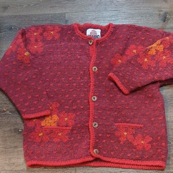 Amano Floral Chunky Knit Sweater - Picture 1 of 9